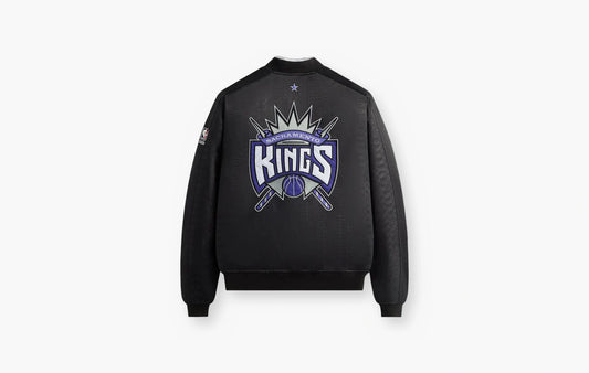 For NBA All-Star Sacramento Kings Bomber Jacket "Black"
