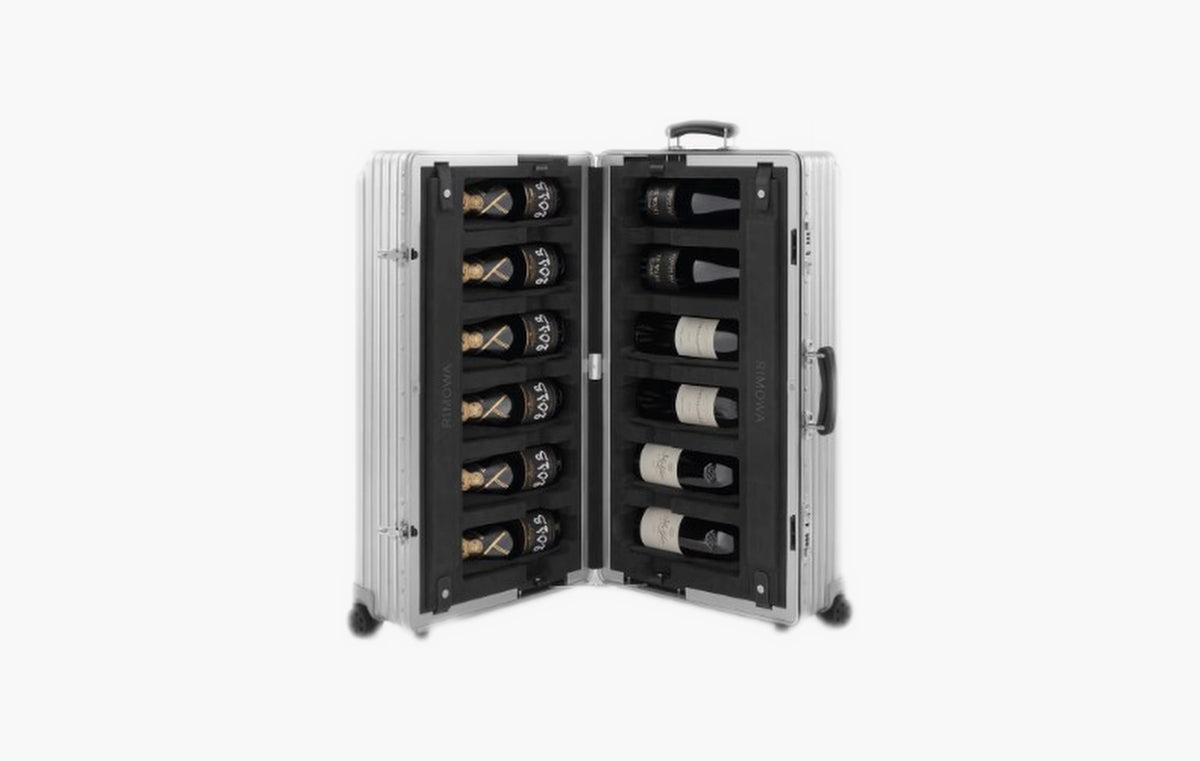 Classic Twelve Bottle Case "Silver"