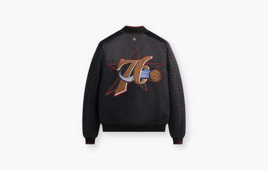 For NBA All-Star Philadelphia 76ers Bomber Jacket "Black"