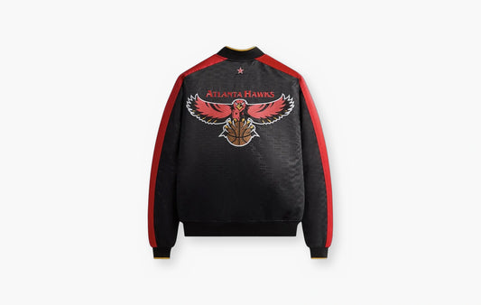 For NBA All-Star Atlanta Hawks Bomber Jacket "Black"