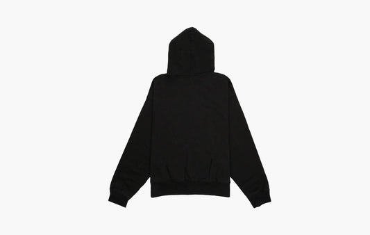 Stussy x Nike Stone Washed Fleece Zip Hoodie Black | The Sortage