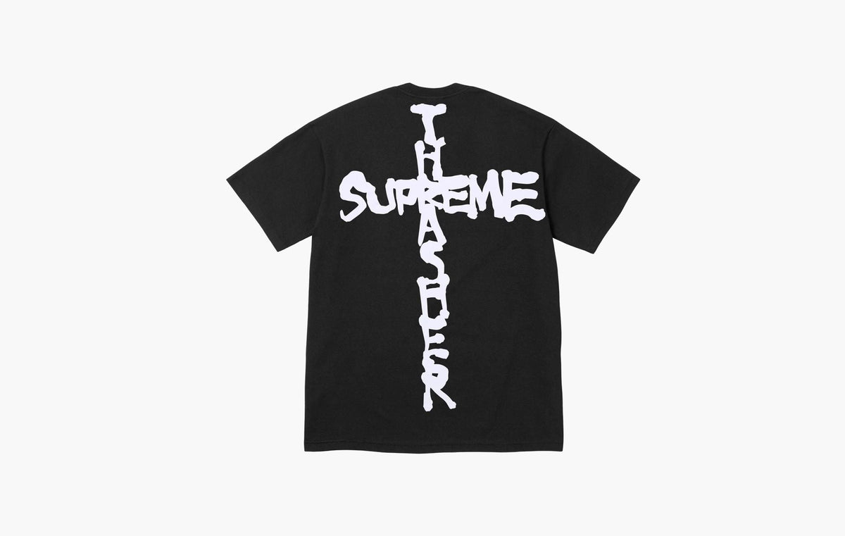Supreme Thrasher Cross Tee Black | The Sortage