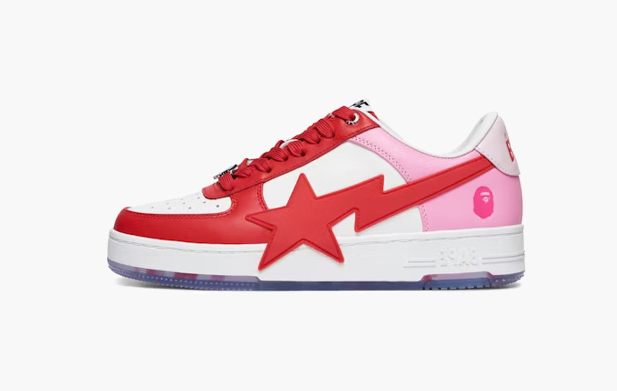 Bape Sta OS "White Pink Red"