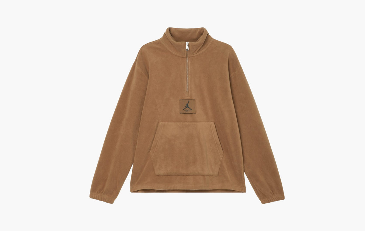 Essentials Winterized Fleece Half-zip "Brown"