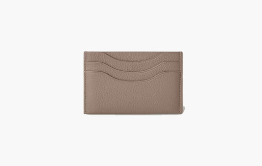 Extra Cardholder Grained Calfskin "Warm Mastic"