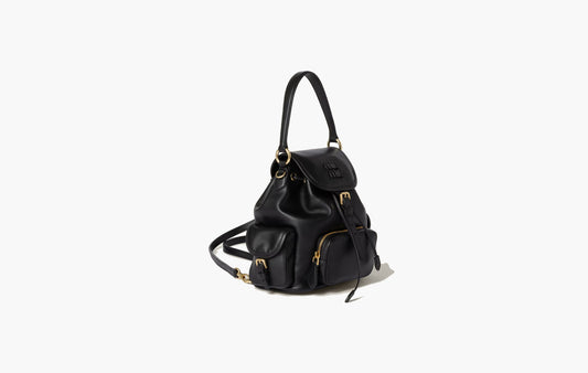 Leather Backpack "Black"