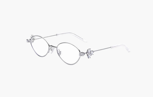 Carat 02 In Silver Metal Frame With Clear Lenses