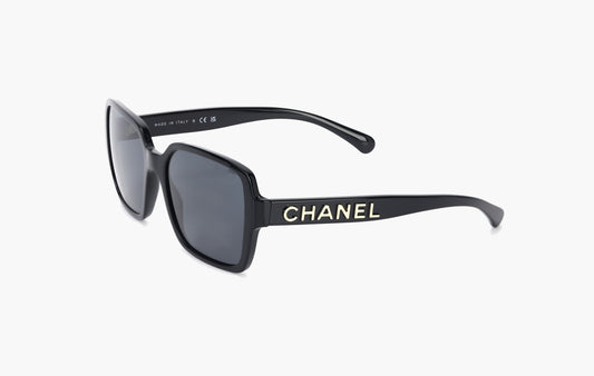 Large Square Sunglasses "Black"