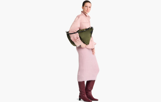 Le Slouchy M Hobo Bag Canvas "Forest"
