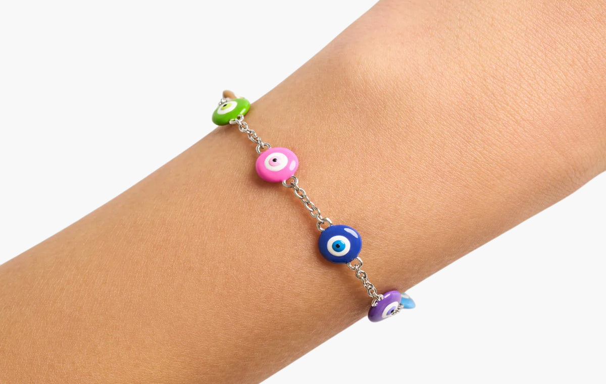 Protector Mini Charm Bracelet "Silver"