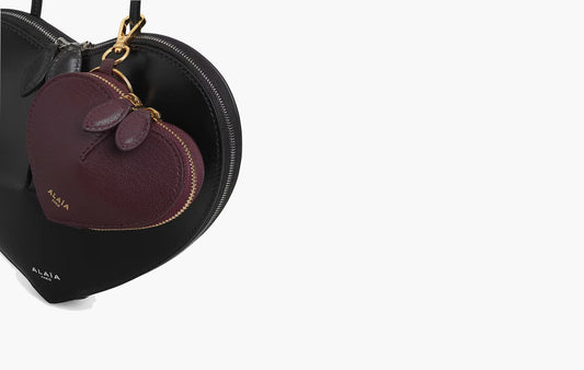 Le Coeur Goatskin Wallet "Garnet Red"