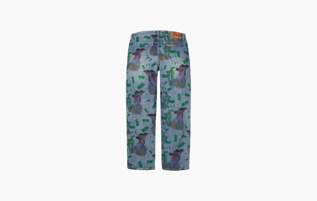 All Dogs Go To Heaven Loose Fit Jean "Washed Indigo"