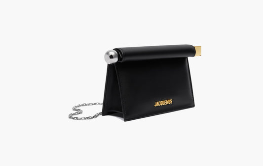 The Small Rond Carre Clutch "Black"