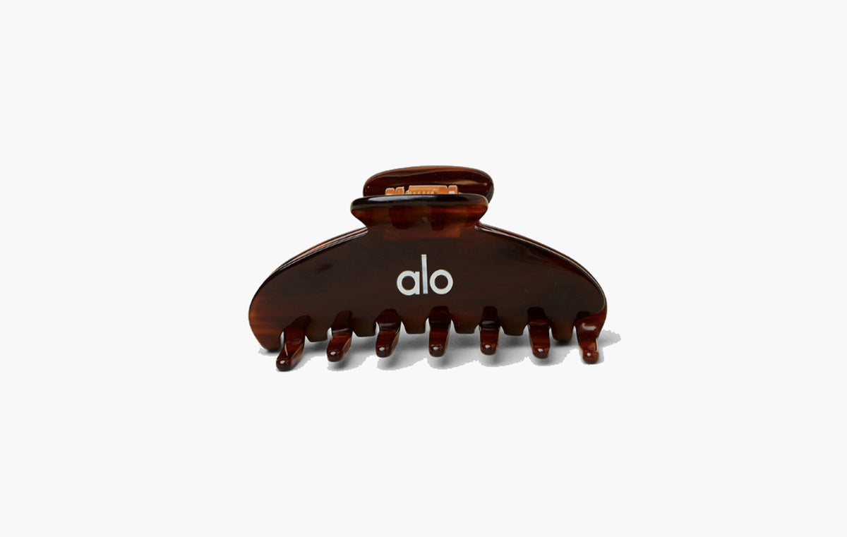 90's Claw Clip "Brown Tortoise"