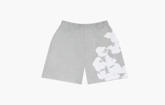 Big Cotton Wreath Sweat Shorts "Grey"