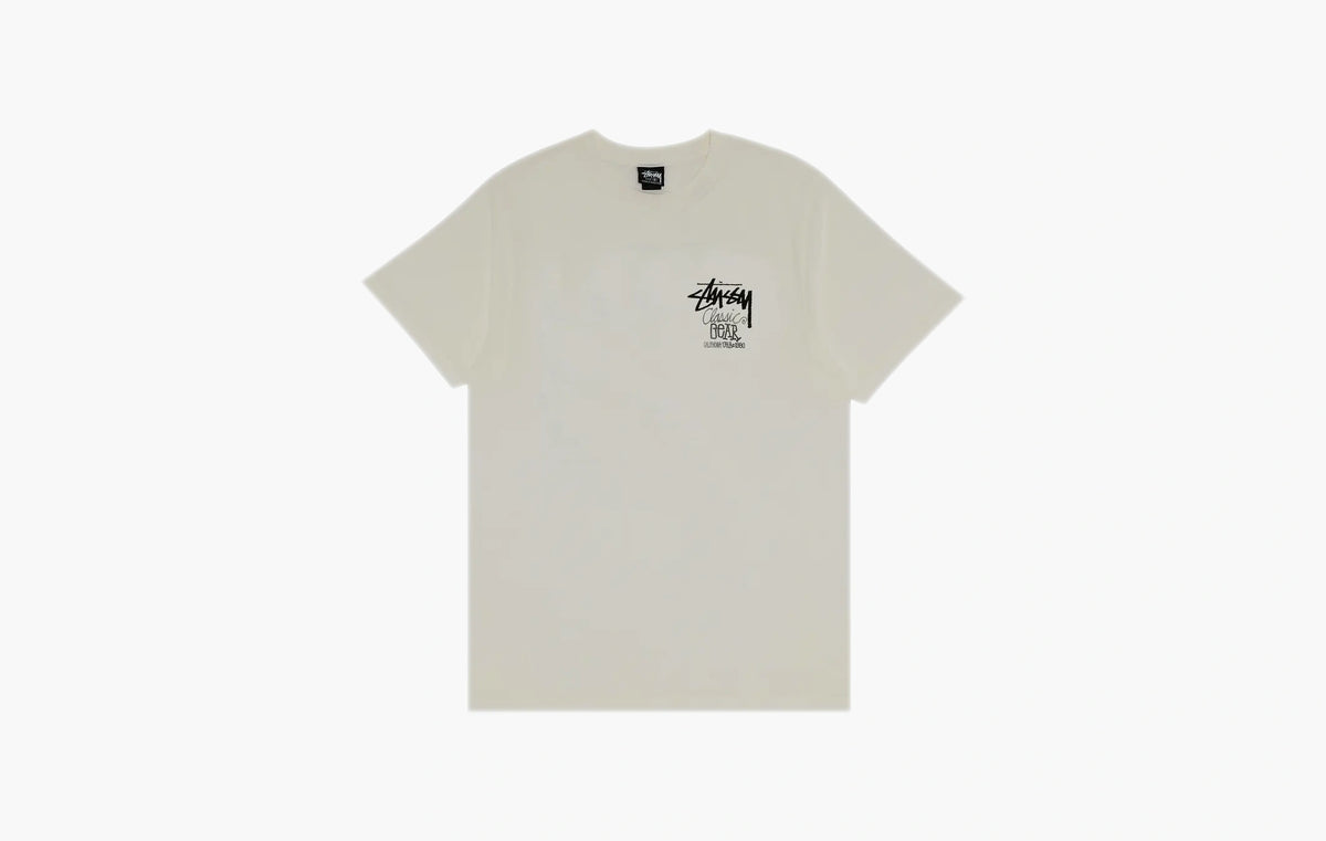 Pigment Dyed Classic Gear T-shirt "Natural and Black"