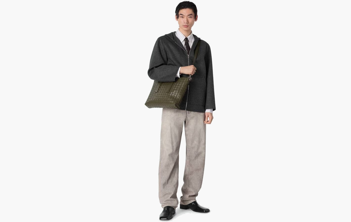 Intrecciato Soft Briefcase "Cypress"