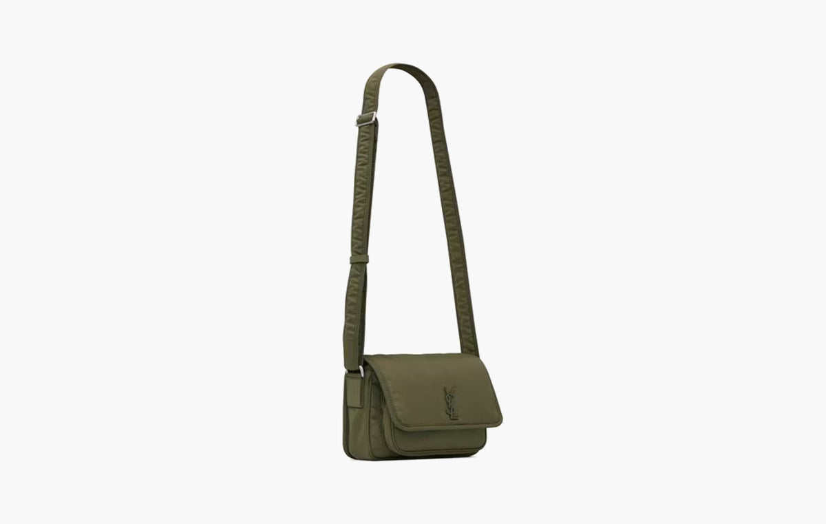 Niki Small Messenger In Nylon "Deep Military"