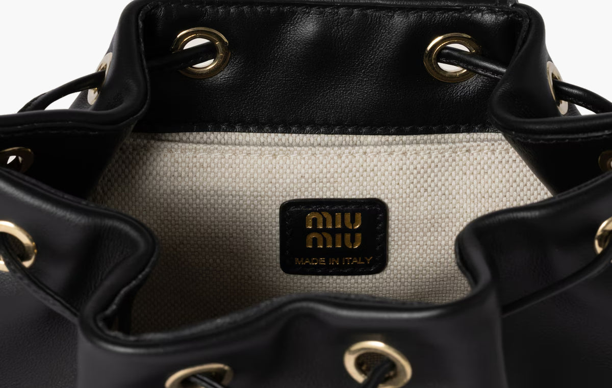 Leather Backpack "Black"