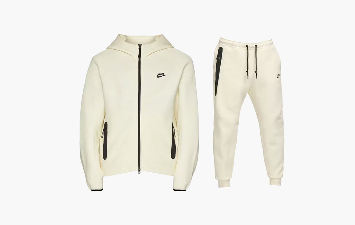 Sportswear Tech Fleece Hoodie & Joggers Set "Coconut Milk/Black"