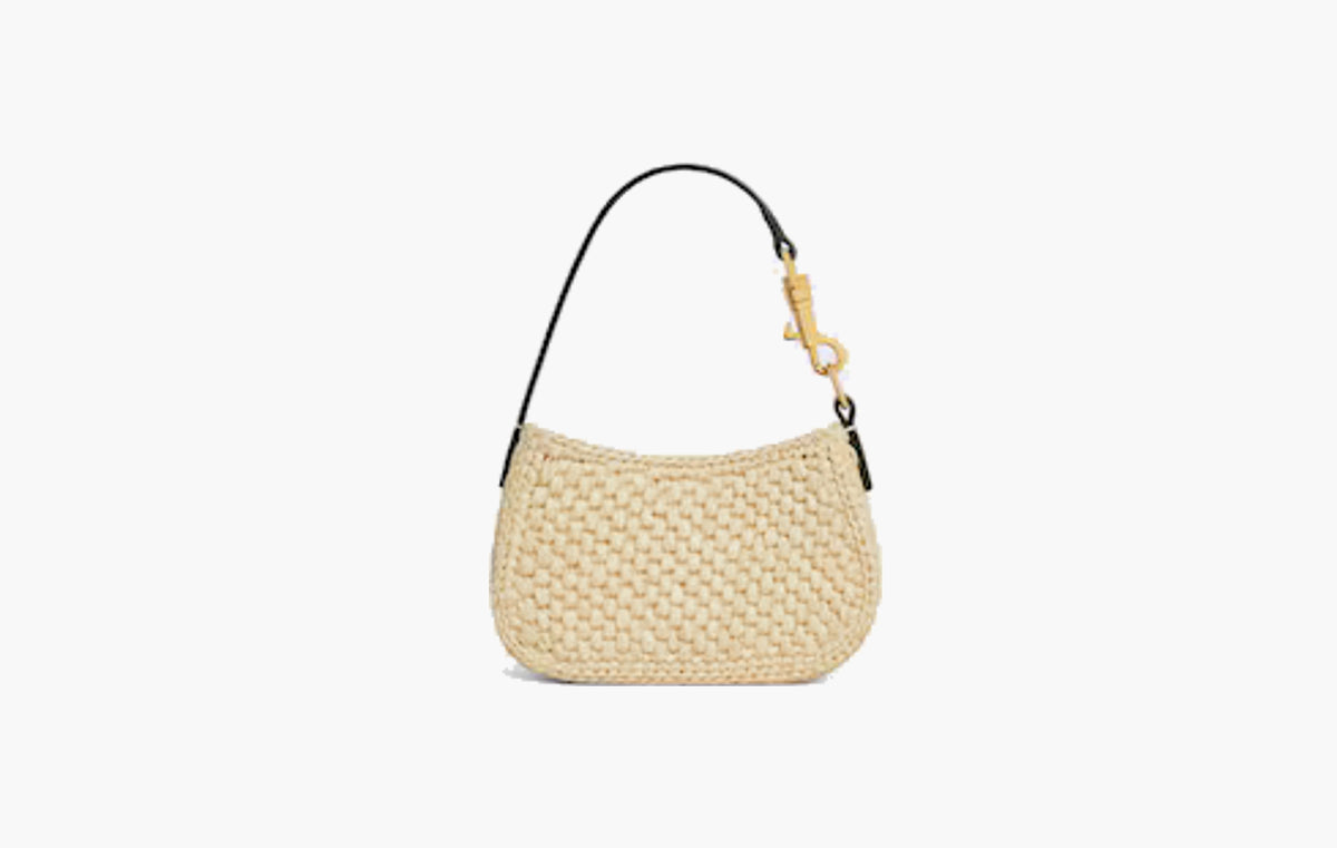 Micro Tilly In Raffia "Natural/Tan"