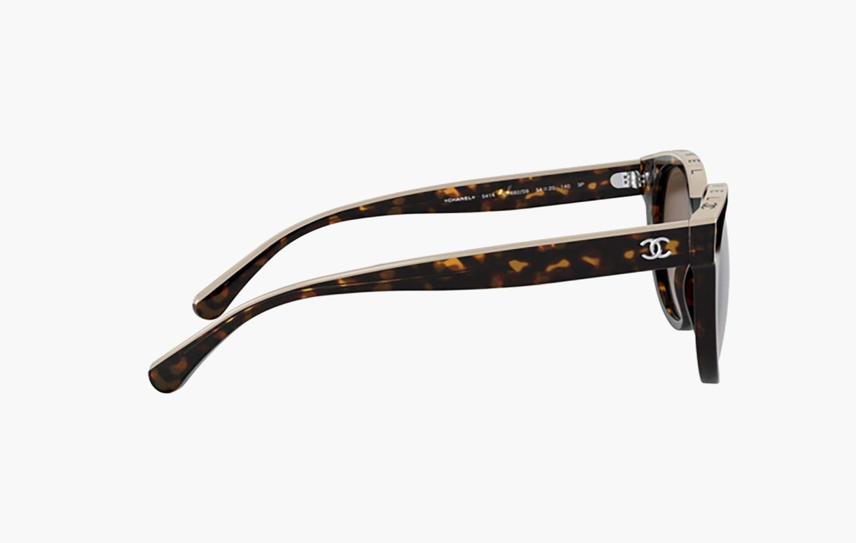 Trendy Oval Sunglasses "Brown"