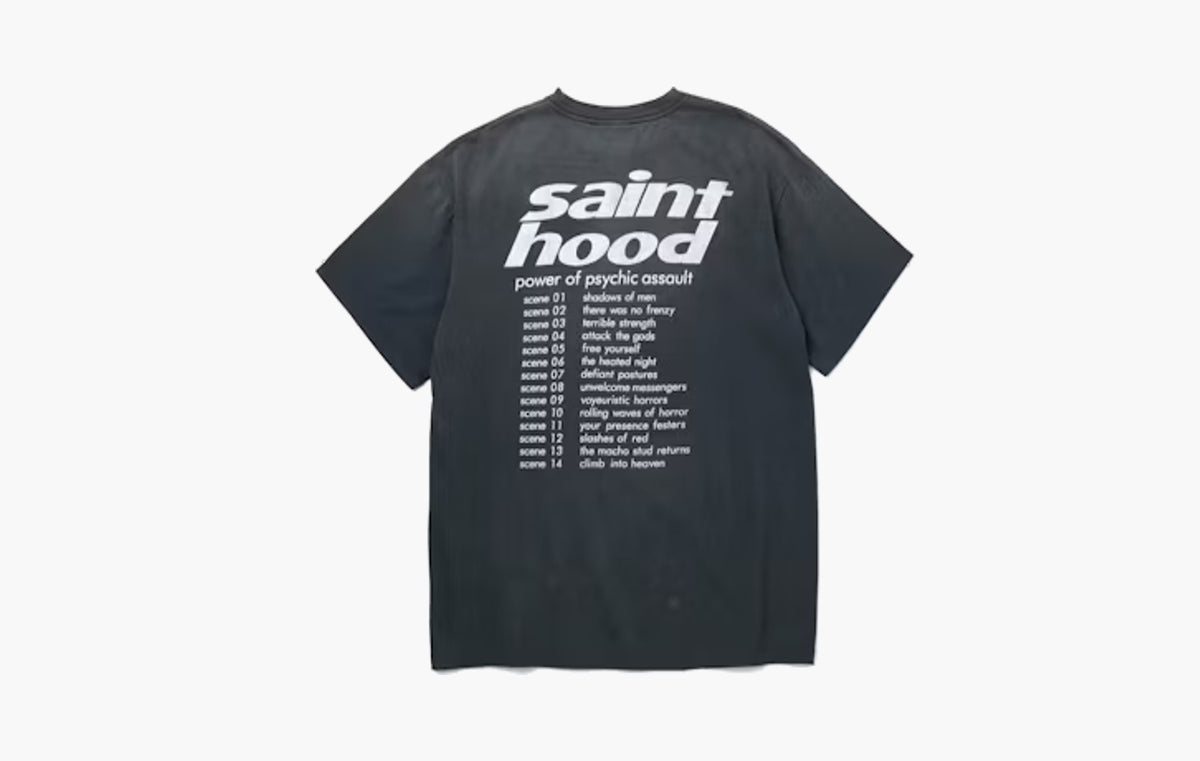 Saint Mxxxxxx x Neighborhood STHD S/S T-Shirt "Vintage Black"