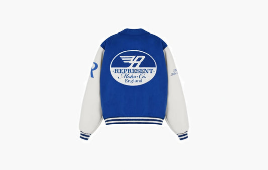 Racing Team Varsity Jacket "Cobalt"