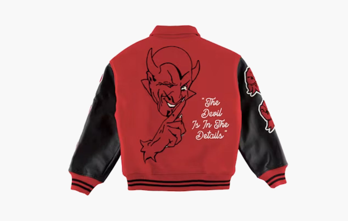 Devil Varsity Jacket "Red"