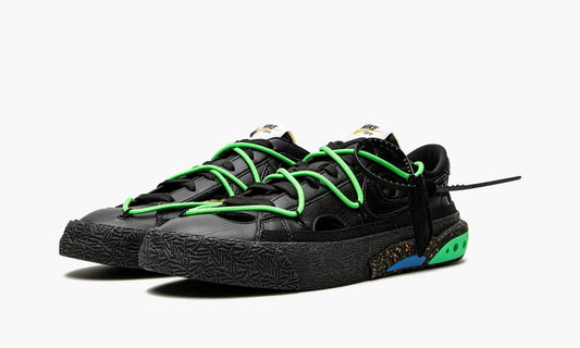 Blazer Low Off-White Black Electro Green - DH7863 001