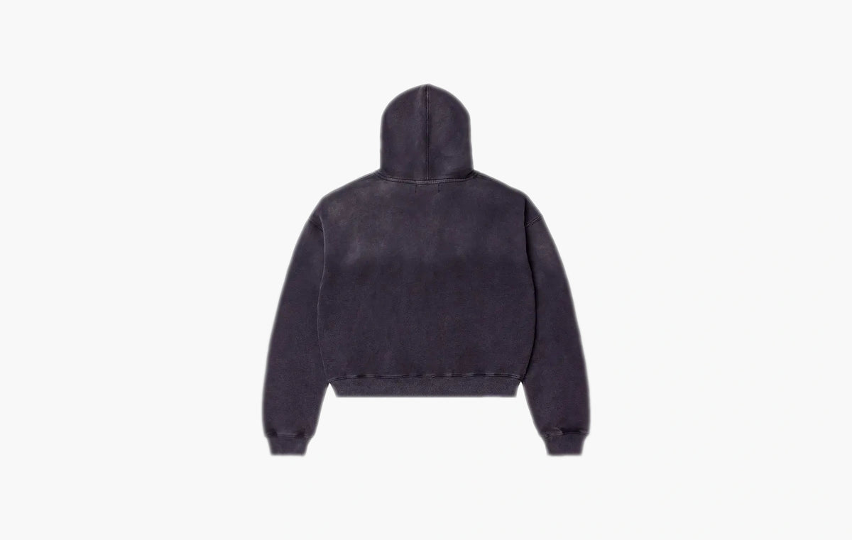 Raven Zip Up Hoodie "Black"