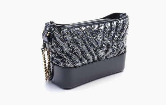 Leather & Tweed Gabrielle Hobo Bag Blue