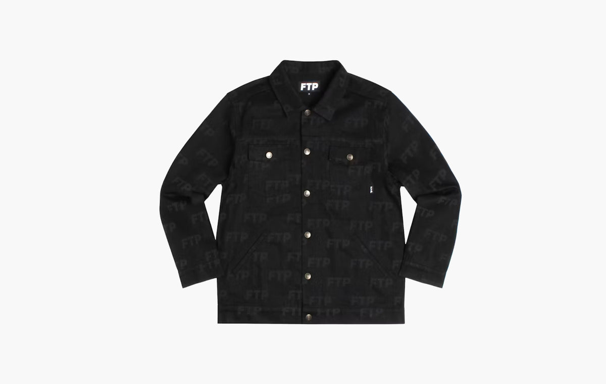 All Over Denim Jacket "Black"