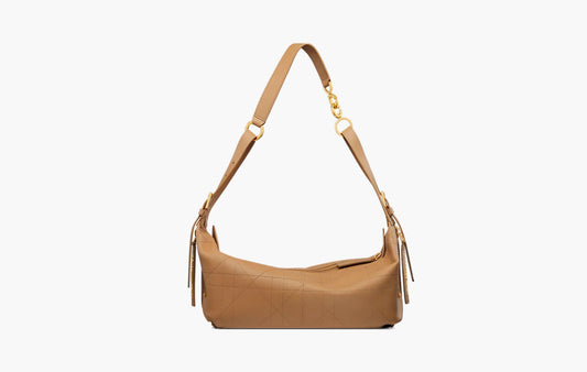 Medium D-Journey Bag in Vintage Smooth Calfskin "Light Gold-Tone"