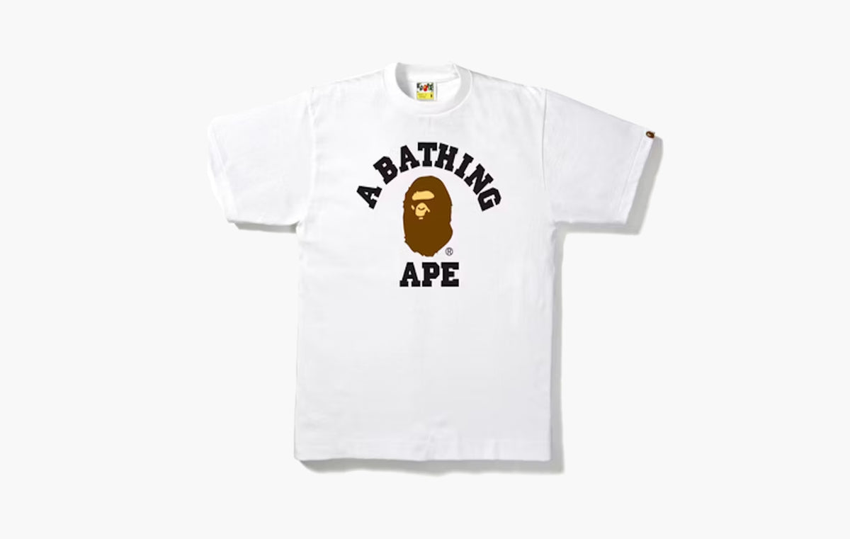BAPE College Tee "White"
