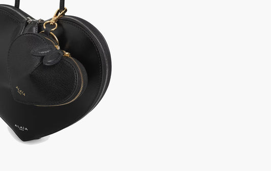 Le Coeur Goatskin Wallet "Black"