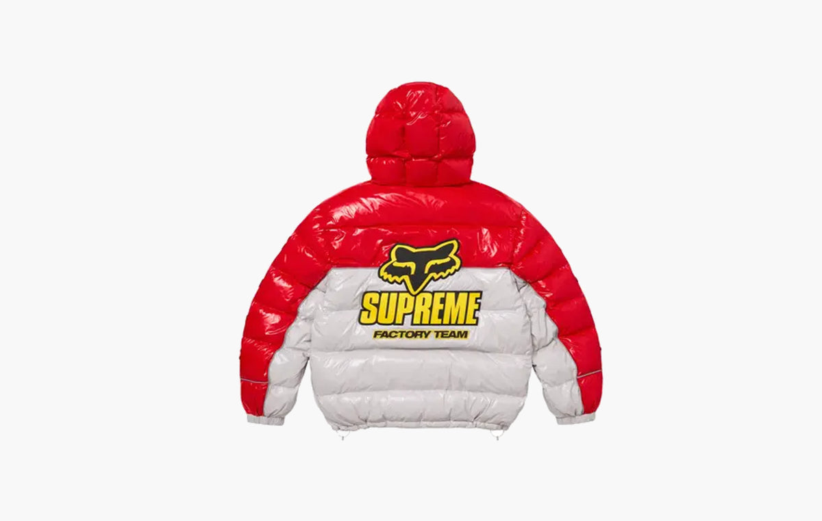 Shiny Down Puffer Jacket "White"