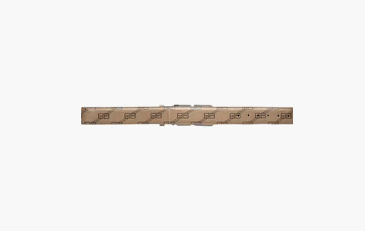 BB Signature Belt "30 MM BB Monogram Beige/Brown"