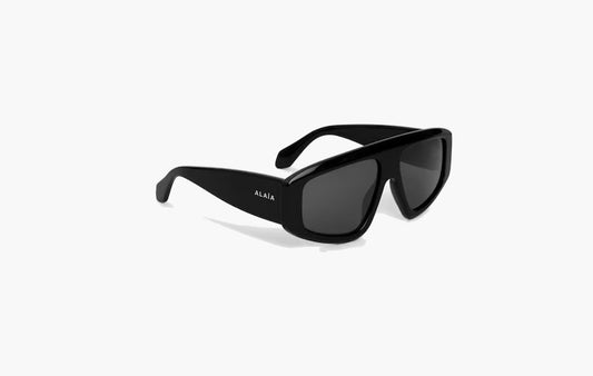 Aviator-Style Sunglasses "Black"