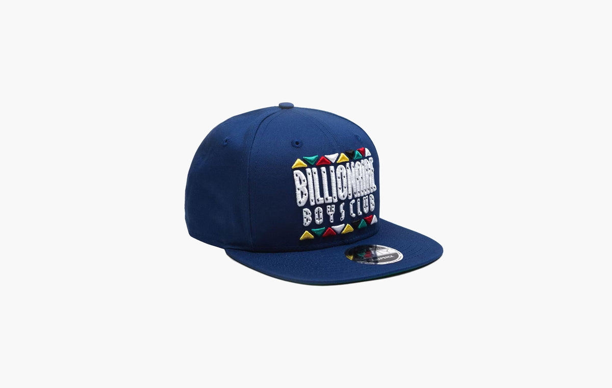 Block Snapback Cap "Blue"