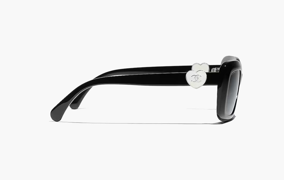 Rectangle Sunglasses "Black & Grey"