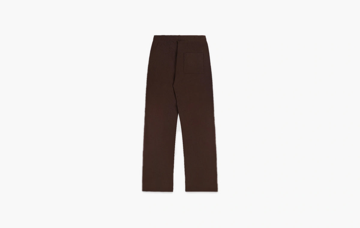 NY Crest Embroidered Wide Sweatpant "Chocolate"