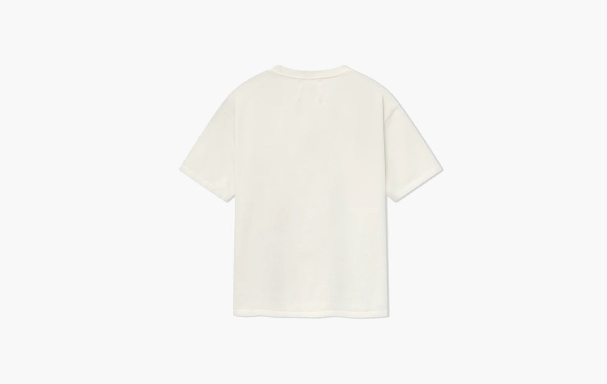 Distressed Logo Tee "VTG White"