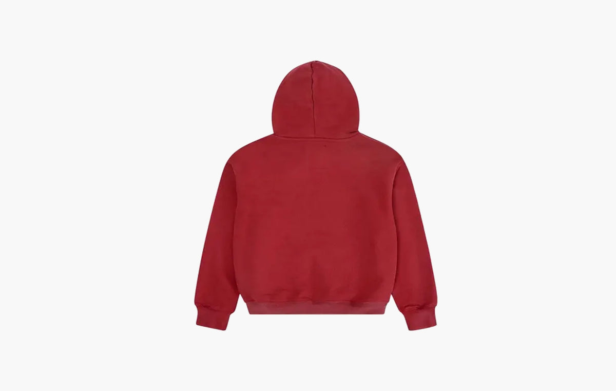 Sun Faded Hoodie "Red"