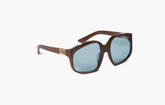 Ombre Sunglasses "Brown/Celeste"