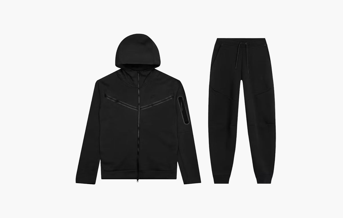 Sportswear Tech Fleece Full-Zip Hoodie & Joggers Set "Black"