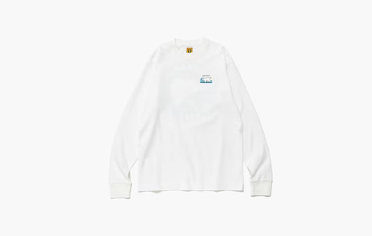Polar Bear Graphic L/S Tee "White"