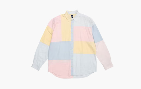Drop Shoulder Oxford Shirt "Multi"