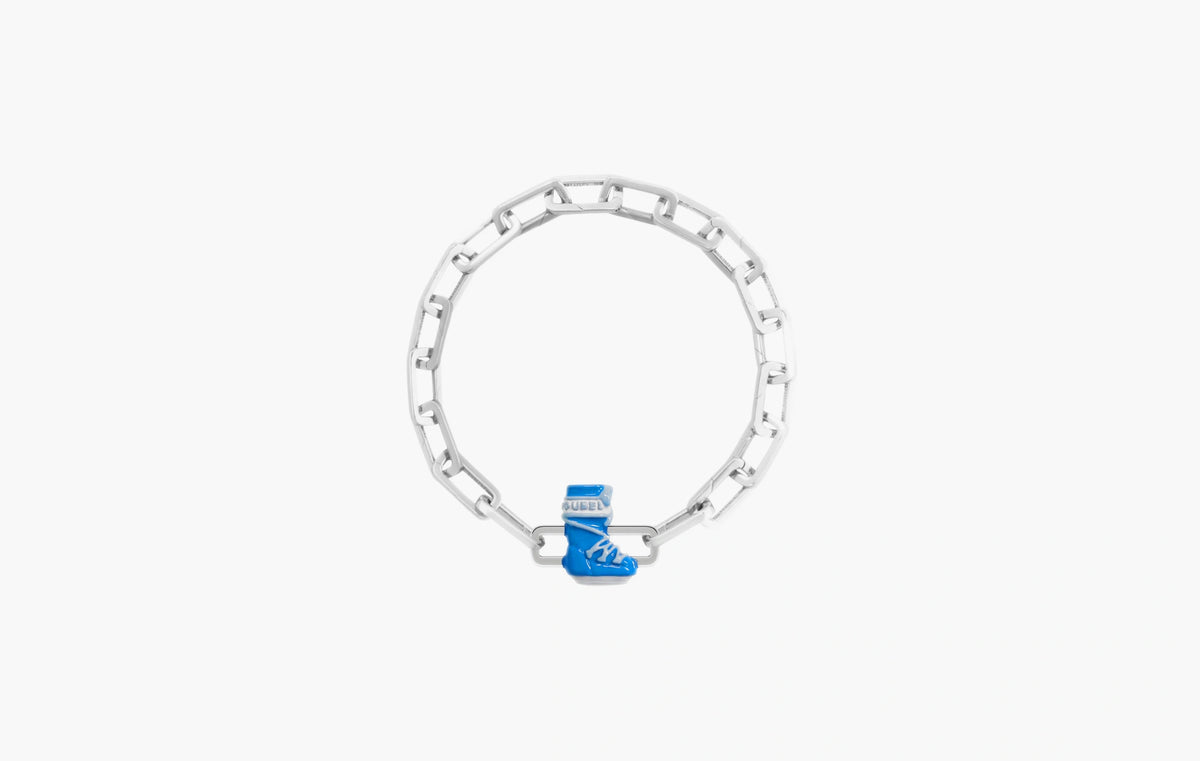 Snowboot Charm "Silver"