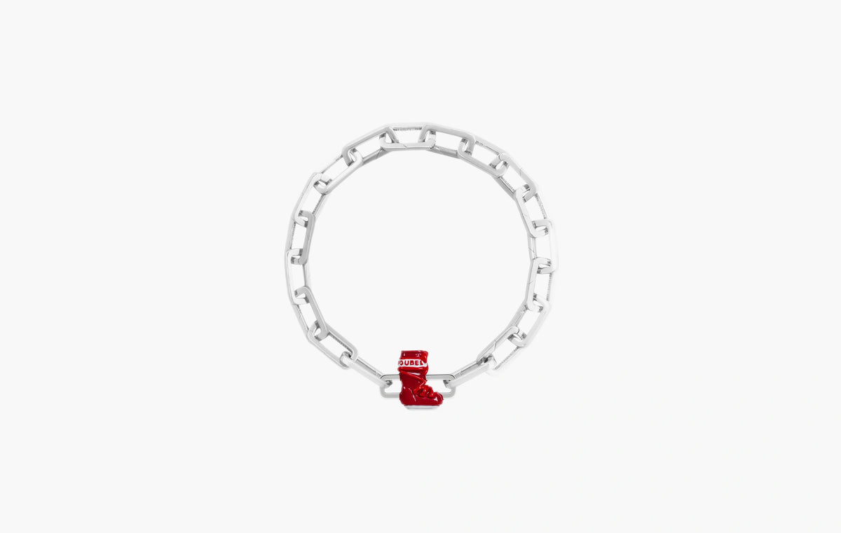 Snowboot Charm "Silver"